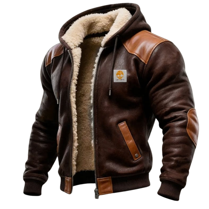 Winston™ | Winter jacket with refined leather details