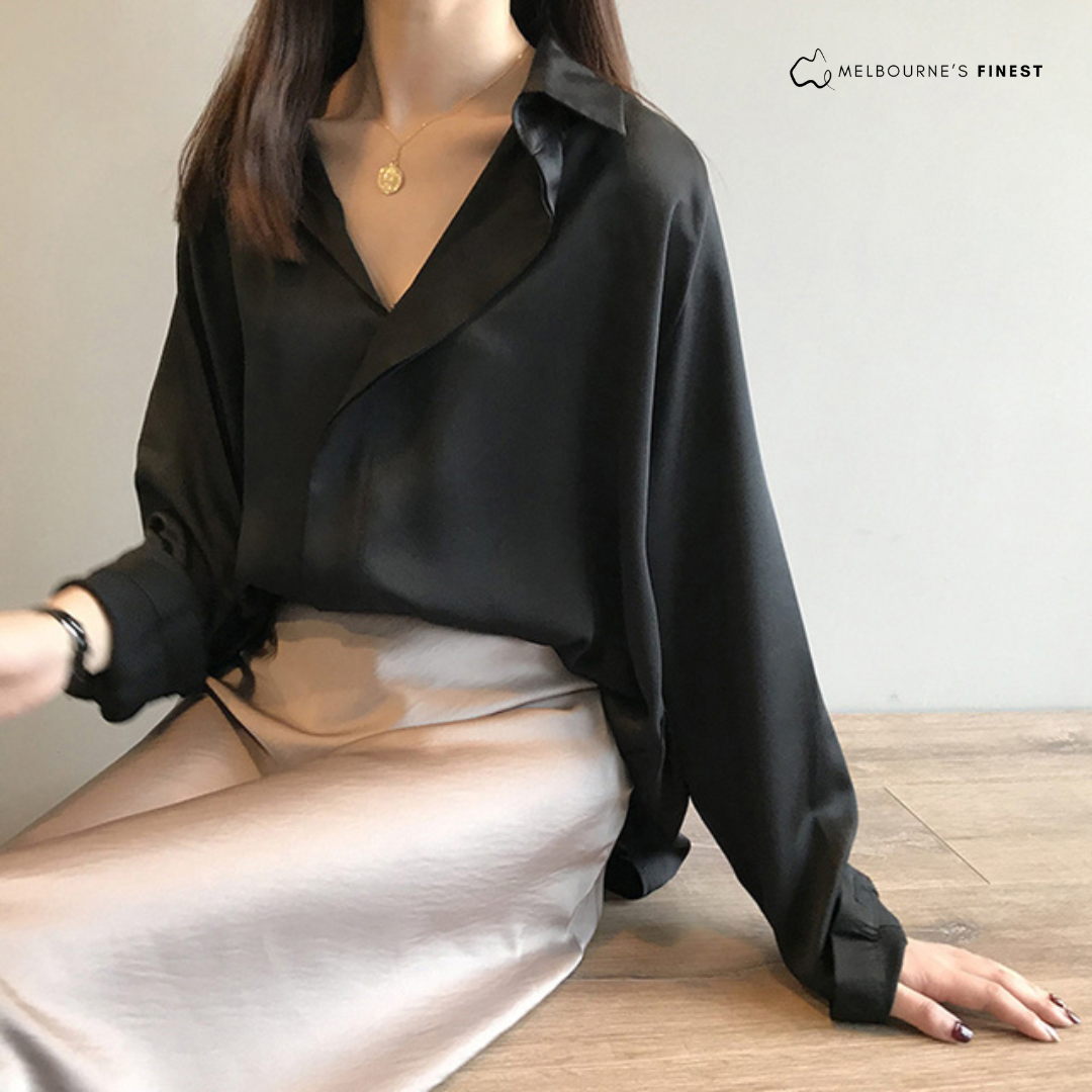 Jasmin Women's Satin Blouse