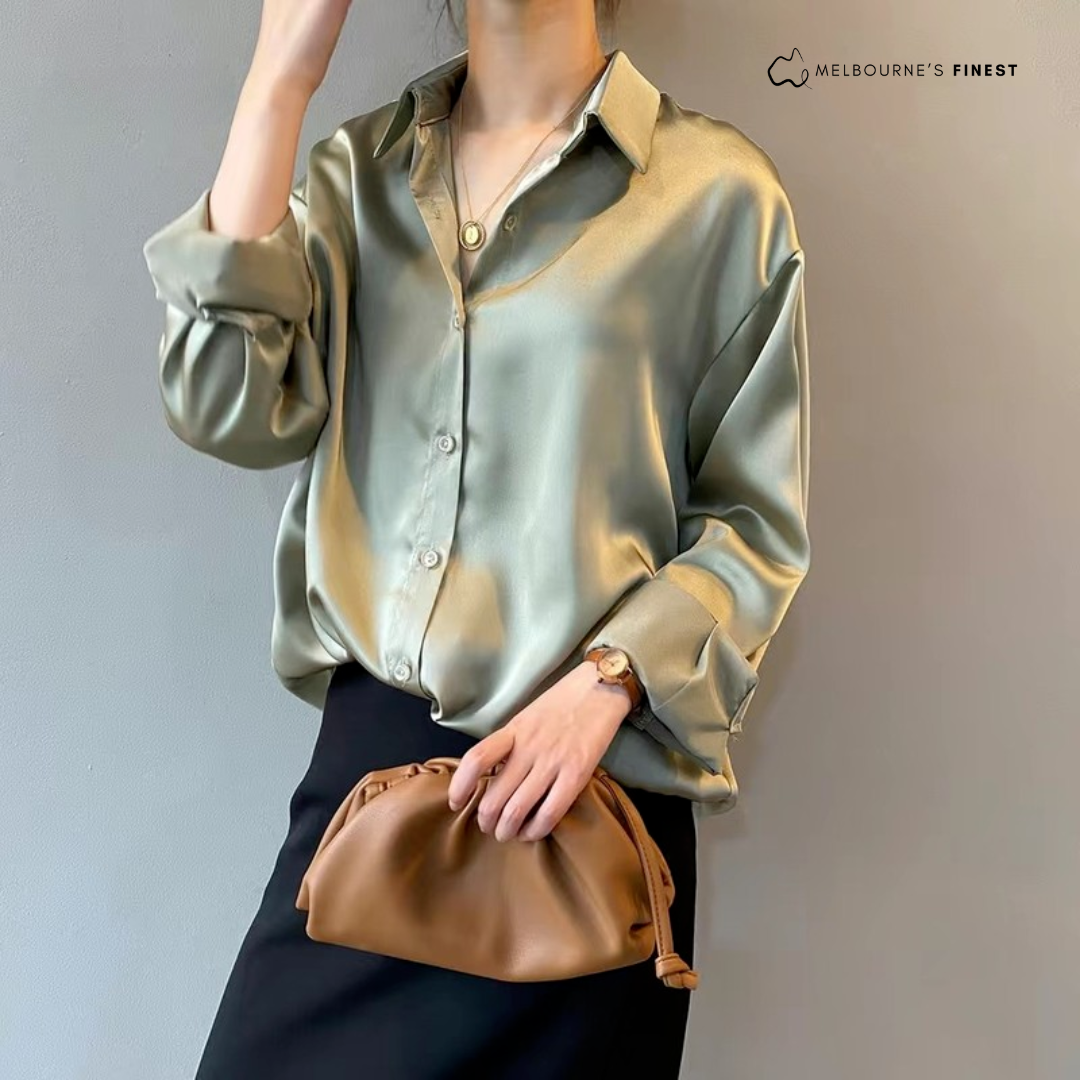 Jasmin Women's Satin Blouse