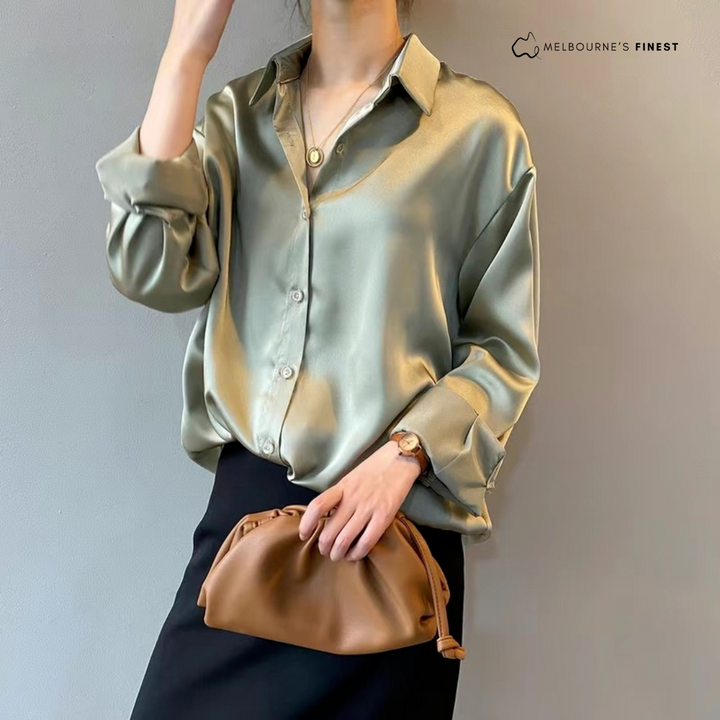 Jasmin Women's Satin Blouse