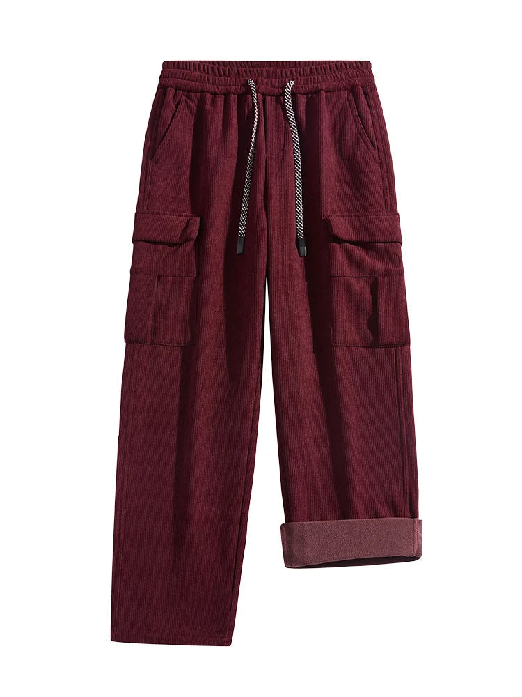 Hayes Corduroy Cargo Pants – Soft Stretch Fabric with Tapered Fit for Everyday Wear