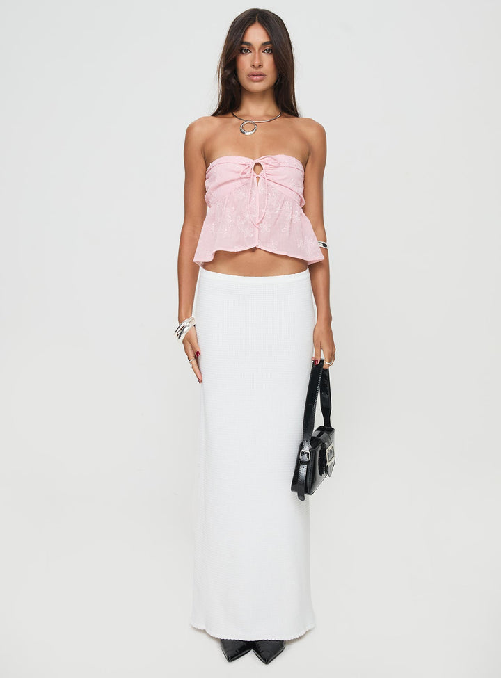 Naeva - Front-Knot Pink Top