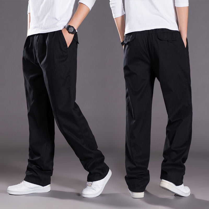 Lorenzo Men's Cotton Cargo Trousers – Relaxed Fit Men’s Utility Pants