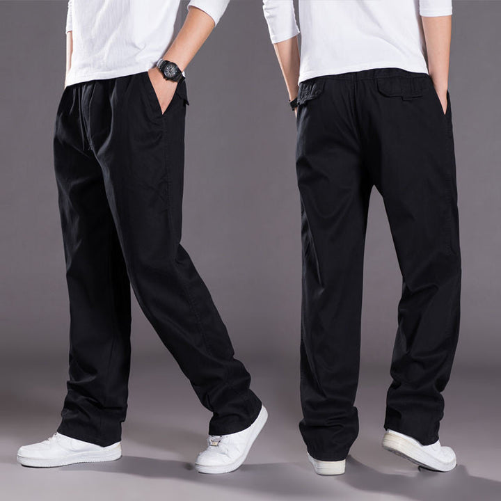 Lorenzo Men's Cotton Cargo Trousers – Relaxed Fit Men’s Utility Pants