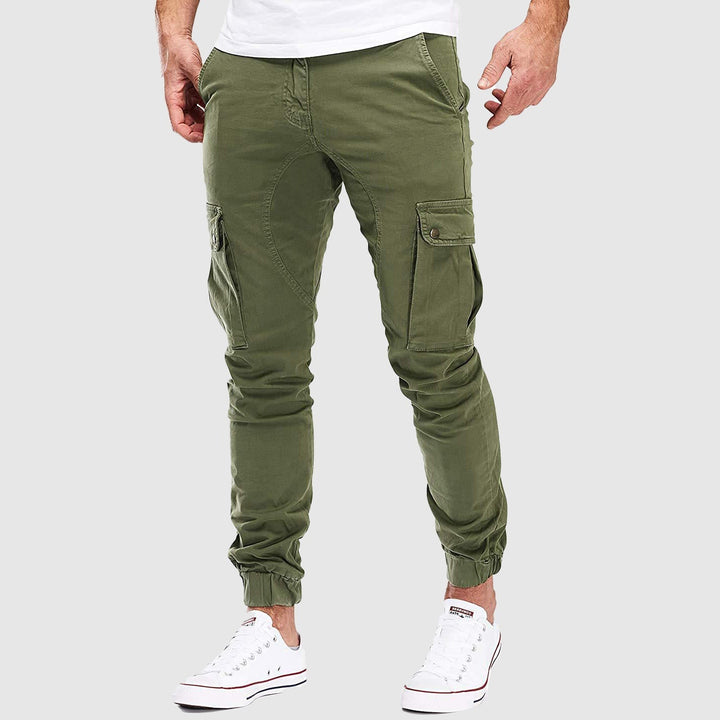 Mariano Utility Modern Urban Pants – Cotton Blend Multi-Pocket Casual Trousers