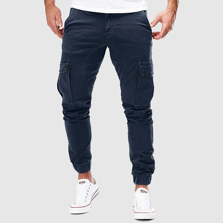 Mariano Utility Modern Urban Pants – Cotton Blend Multi-Pocket Casual Trousers