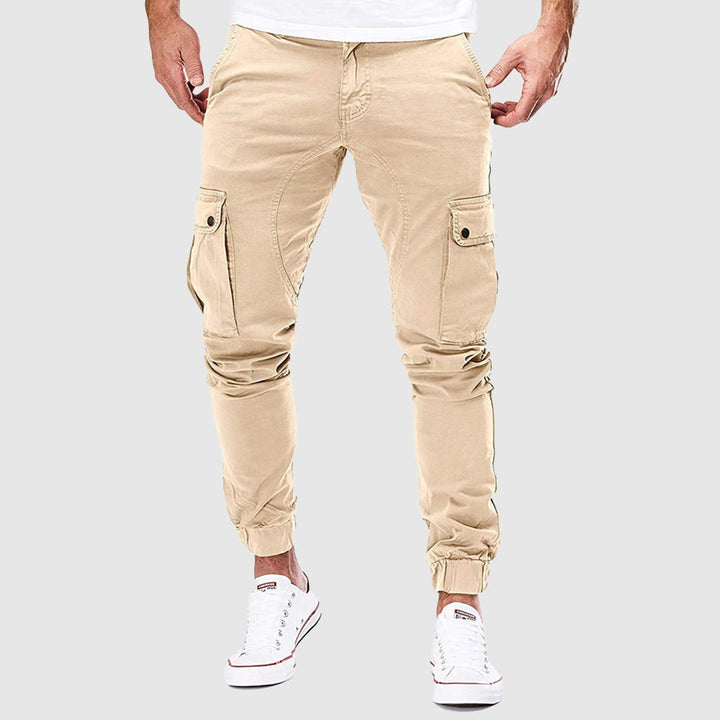 Mariano Utility Modern Urban Pants – Cotton Blend Multi-Pocket Casual Trousers