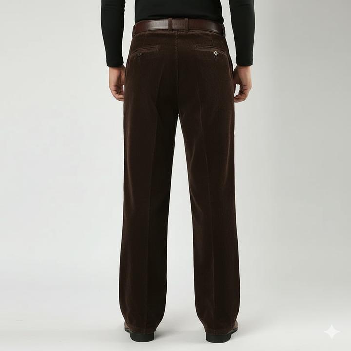 Evan Men’s Corduroy Trousers – Soft Cotton Corduroy Pants