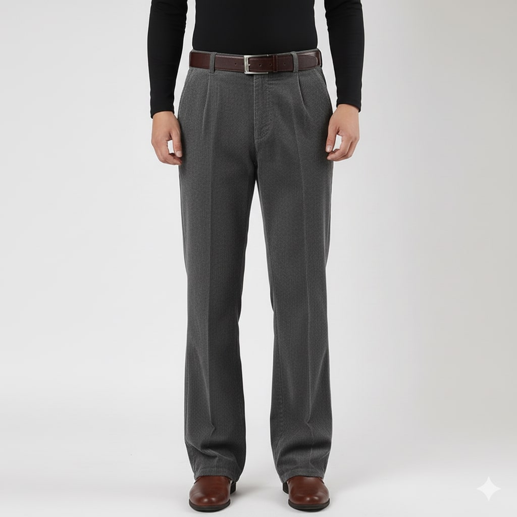 Evan Men’s Corduroy Trousers – Soft Cotton Corduroy Pants