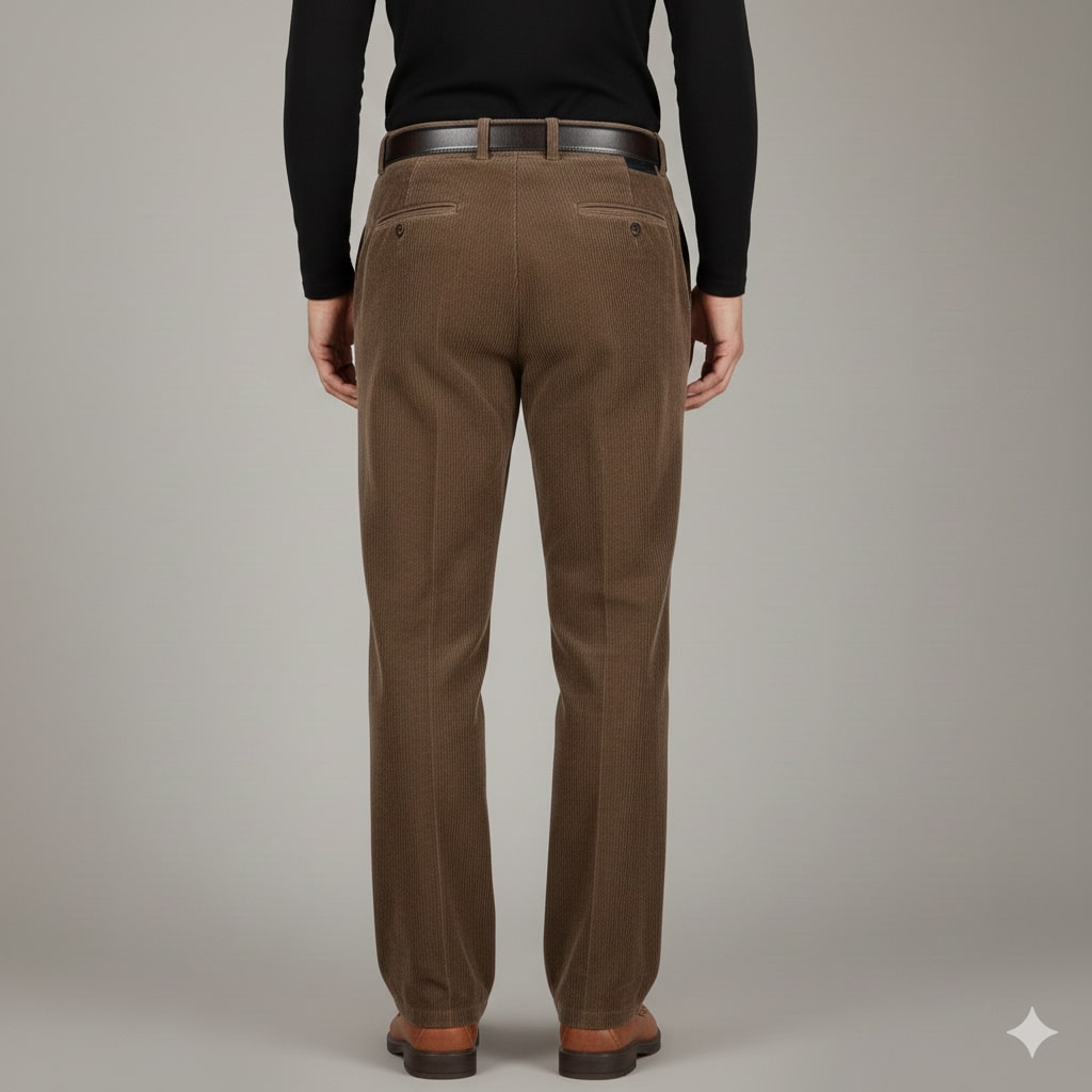 Evan Men’s Corduroy Trousers – Soft Cotton Corduroy Pants