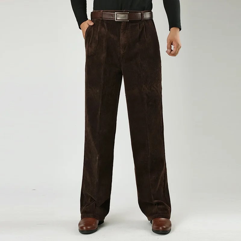 Evan Men’s Corduroy Trousers – Soft Cotton Corduroy Pants