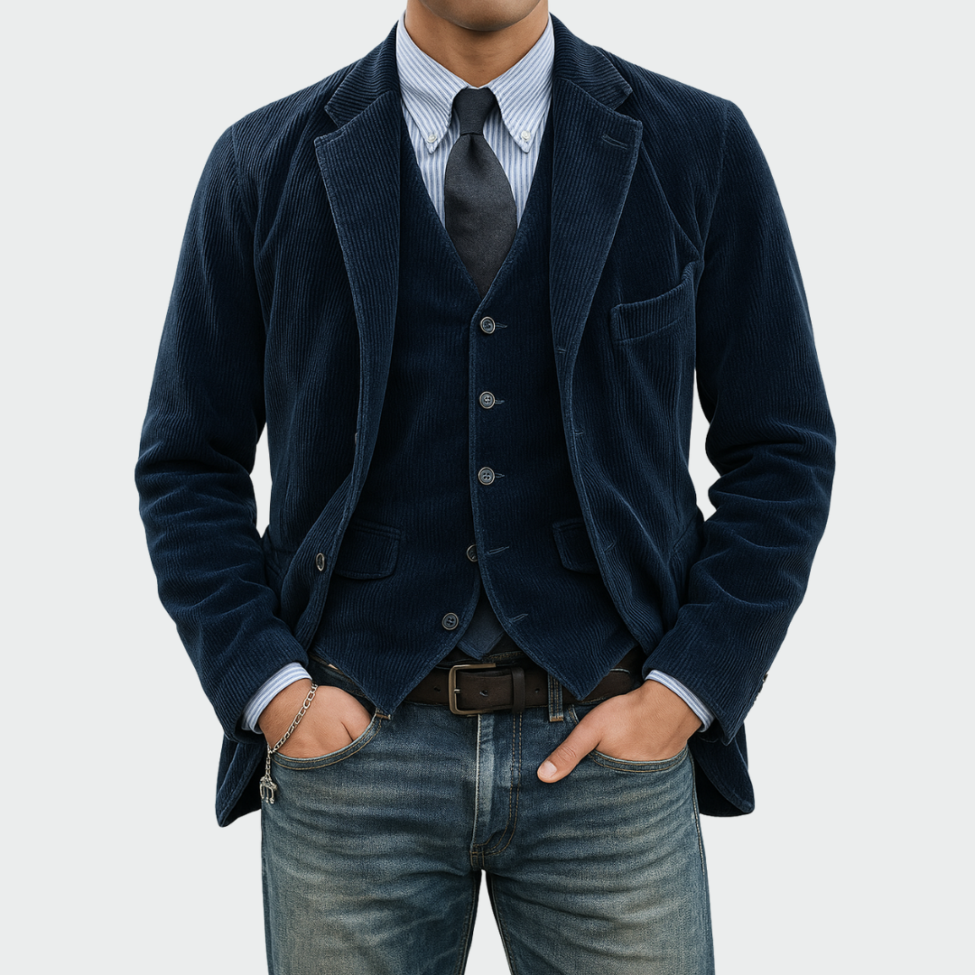 Men's Blazer & Waistcoat Set