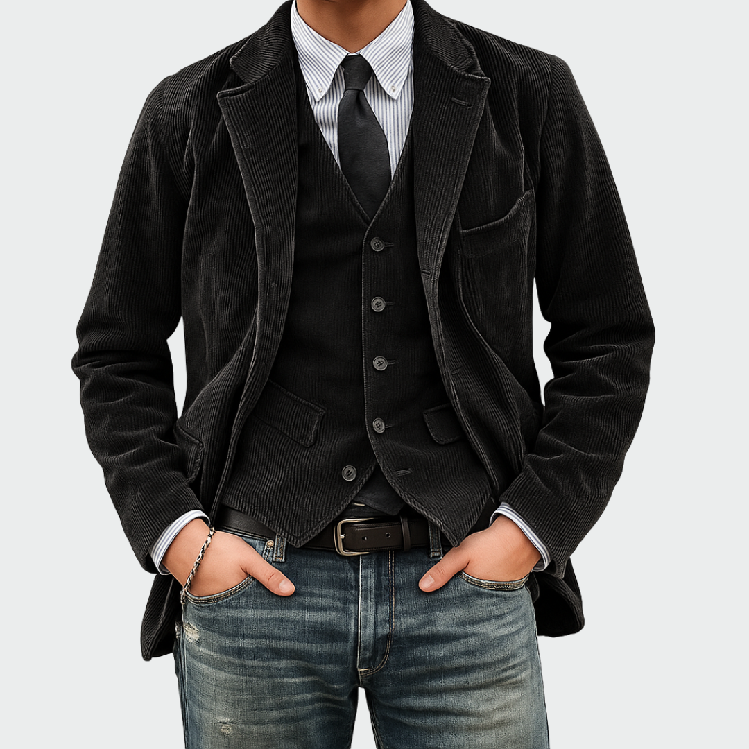 Men's Blazer & Waistcoat Set