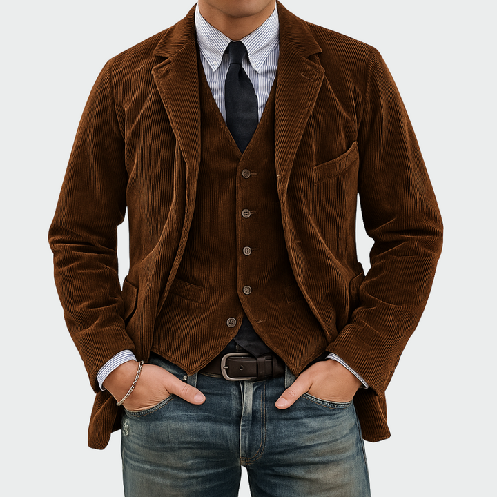 Men's Blazer & Waistcoat Set