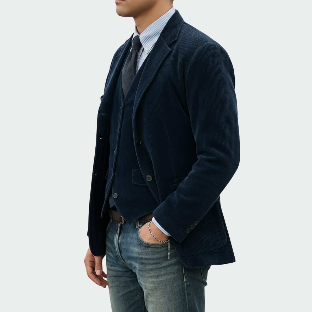 Men's Blazer & Waistcoat Set