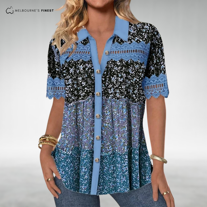 Charity™ Elegant Lace Blouse