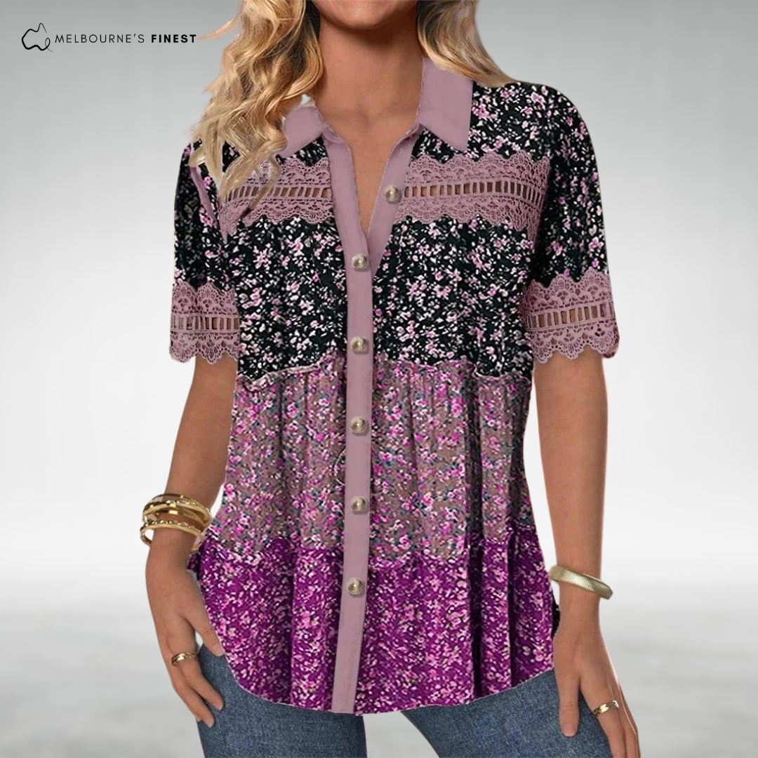 Charity™ Elegant Lace Blouse