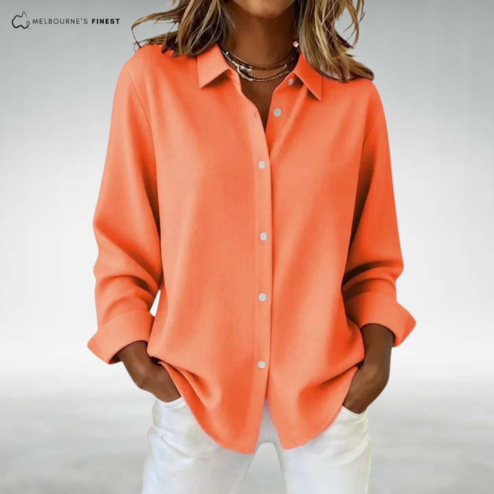 Helen™ Comfort Button Blouse
