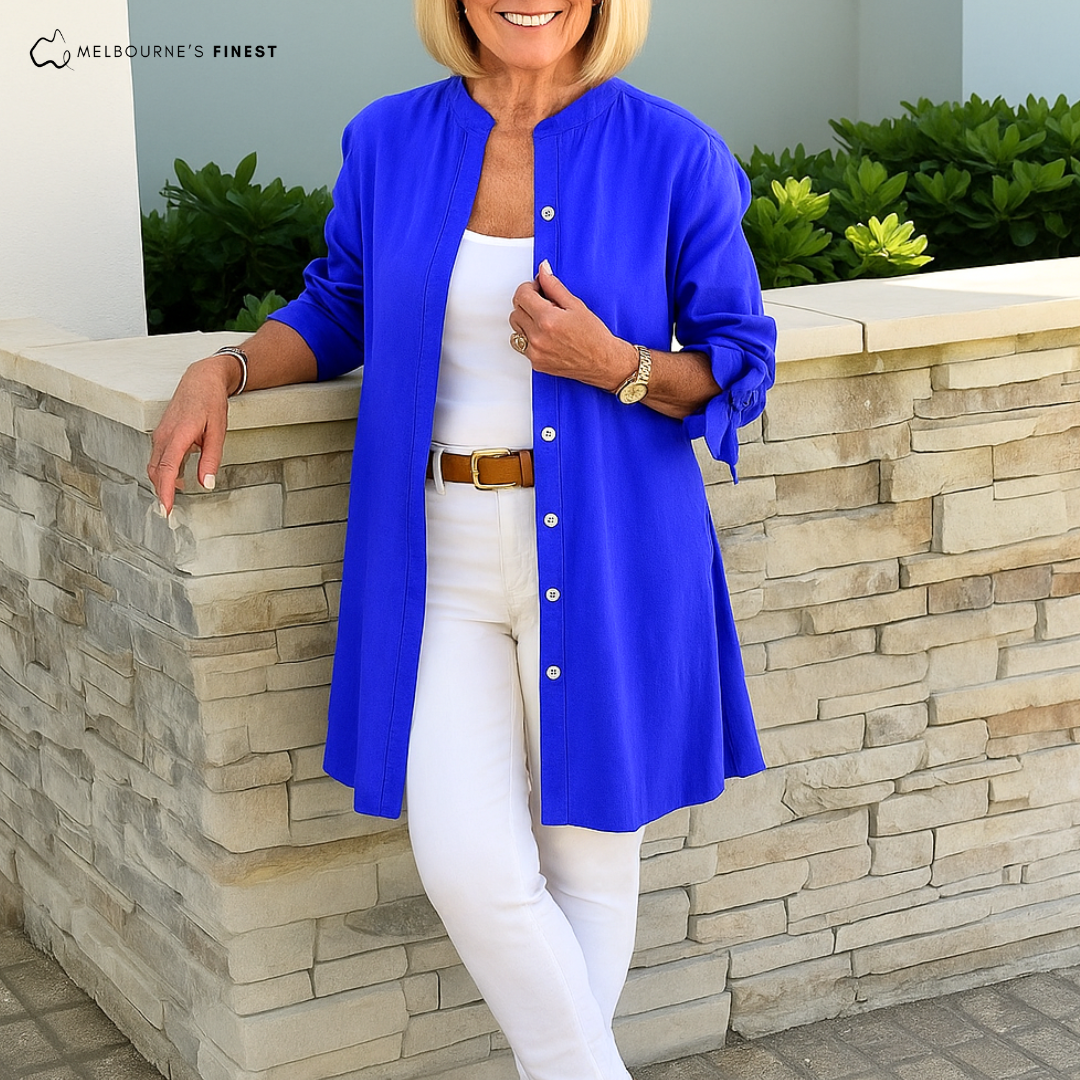 Cindy™ Longline Button Shirt