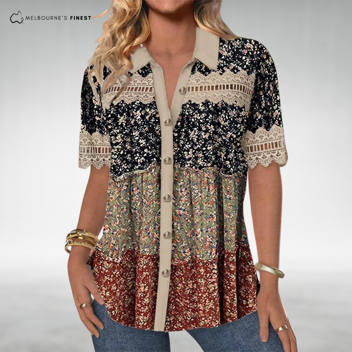 Charity™ Elegant Lace Blouse