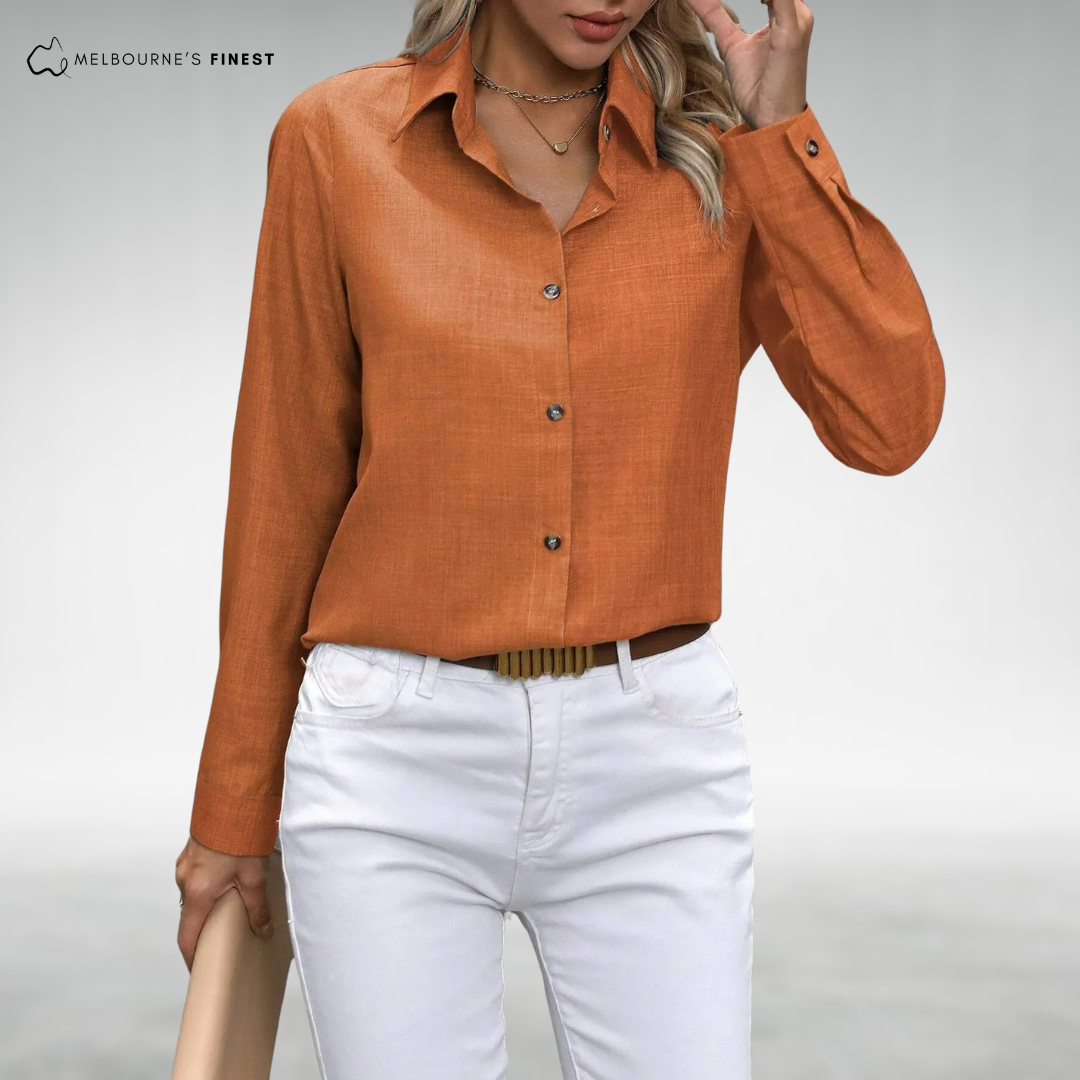 Sienna™ Elegant Button-Up Blouse