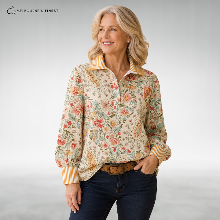 Bonnie™ Elegant Floral Blouse