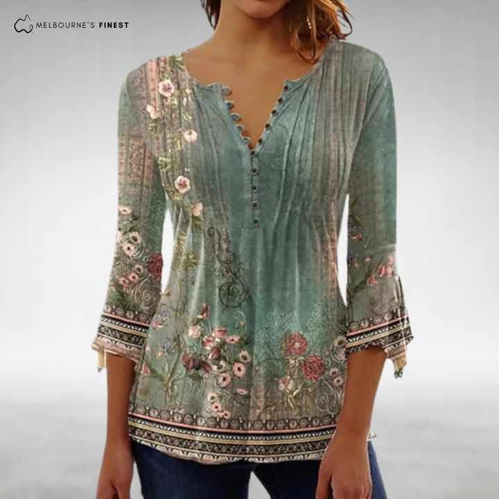 Alina™ Floral Boho Blouse