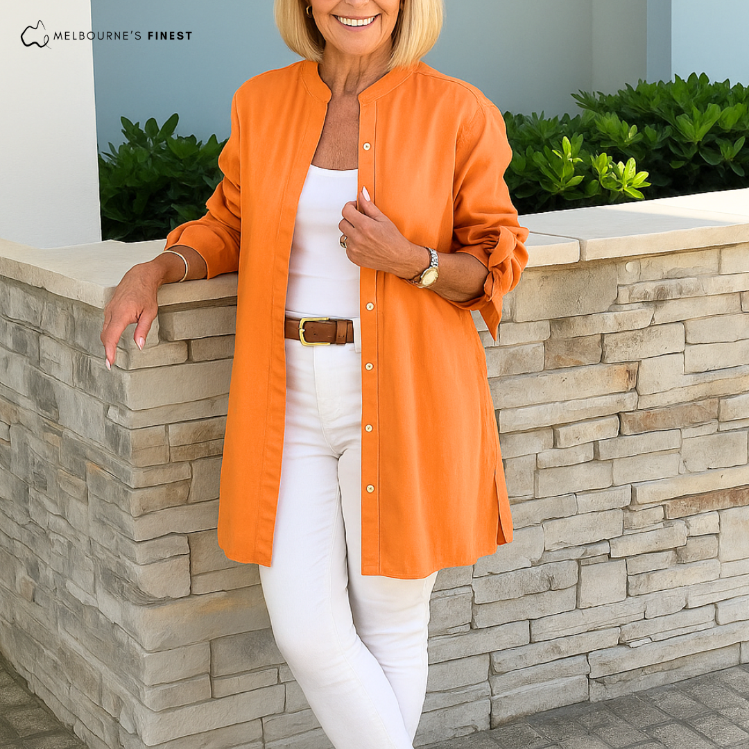 Cindy™ Longline Button Shirt