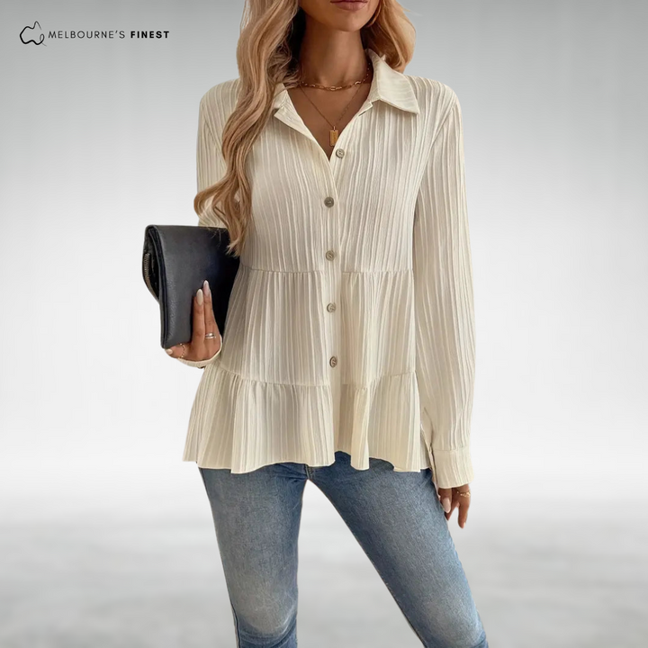 Estelle™ Elegant Button Blouse
