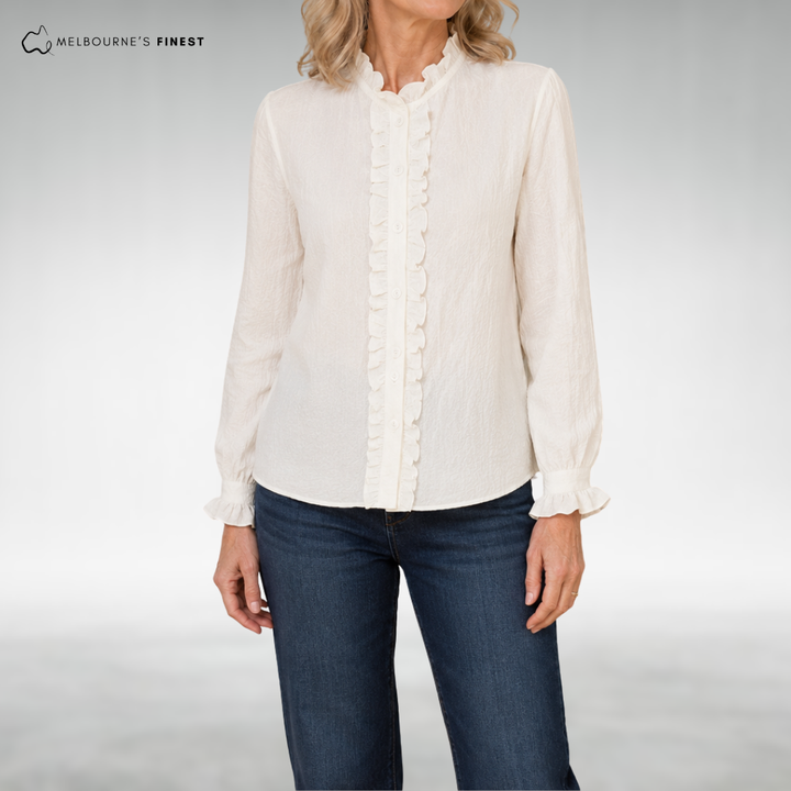Emma™ Elegant Long Sleeve Blouse