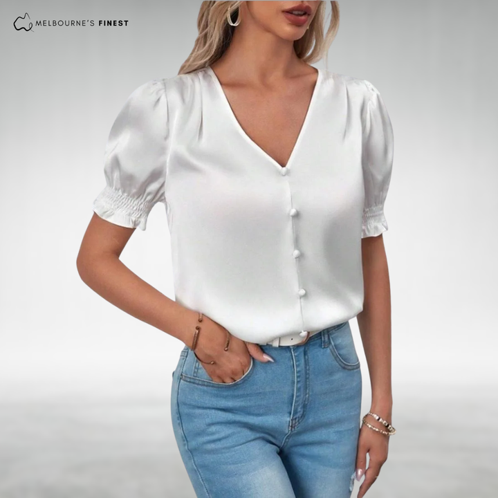 Ilana™ Elegant Satin Blouse