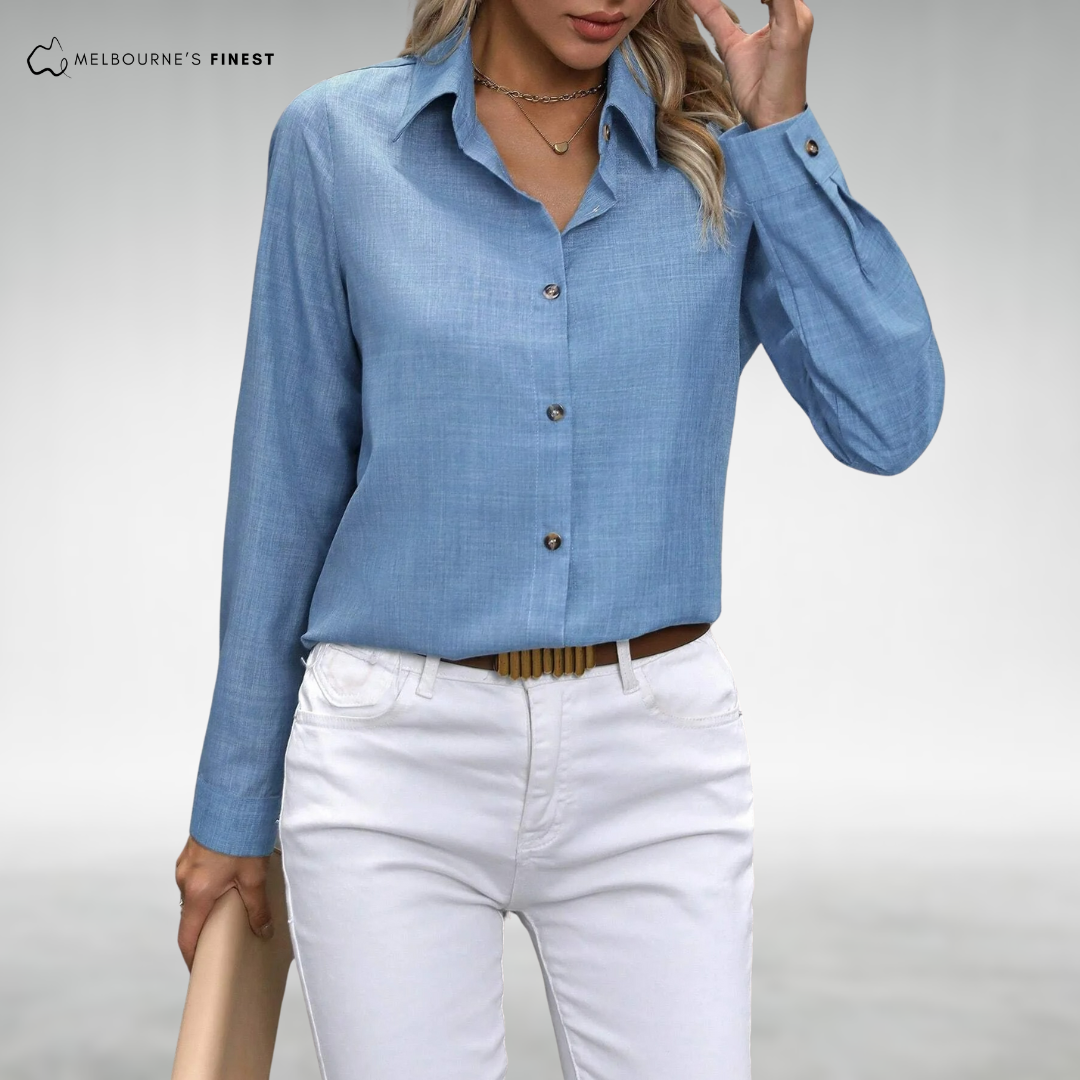 Sienna™ Elegant Button-Up Blouse