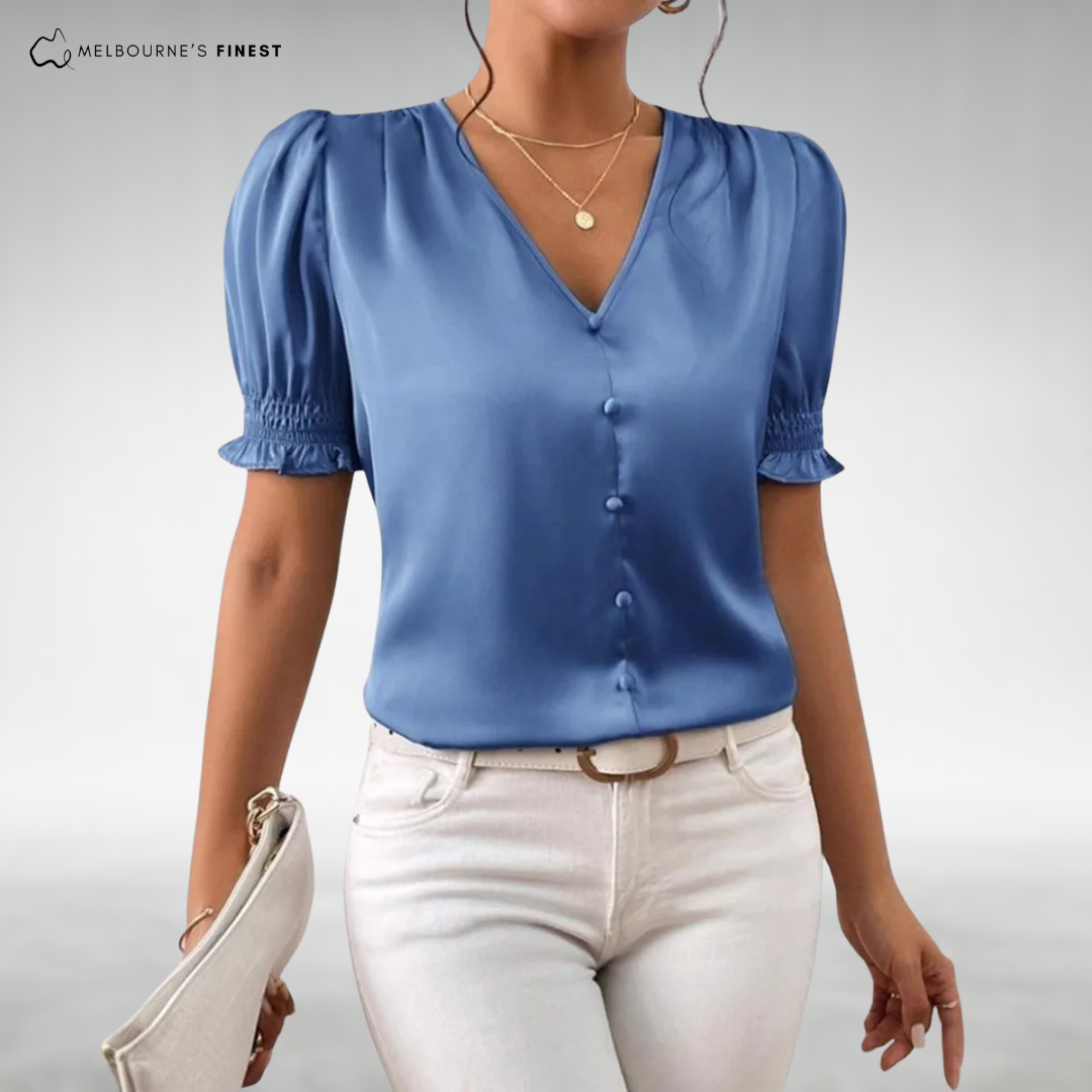Ilana™ Elegant Satin Blouse