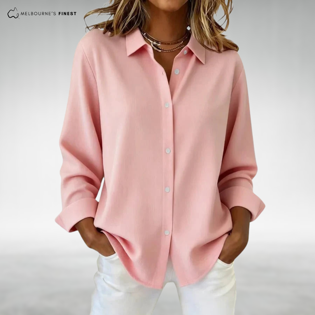 Helen™ Comfort Button Blouse