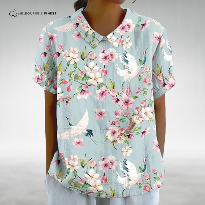 Dana™ Vintage Floral Blouse