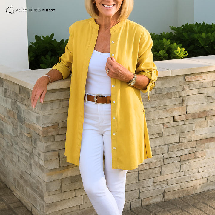 Cindy™ Longline Button Shirt