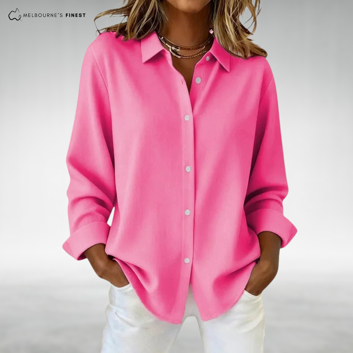 Helen™ Comfort Button Blouse