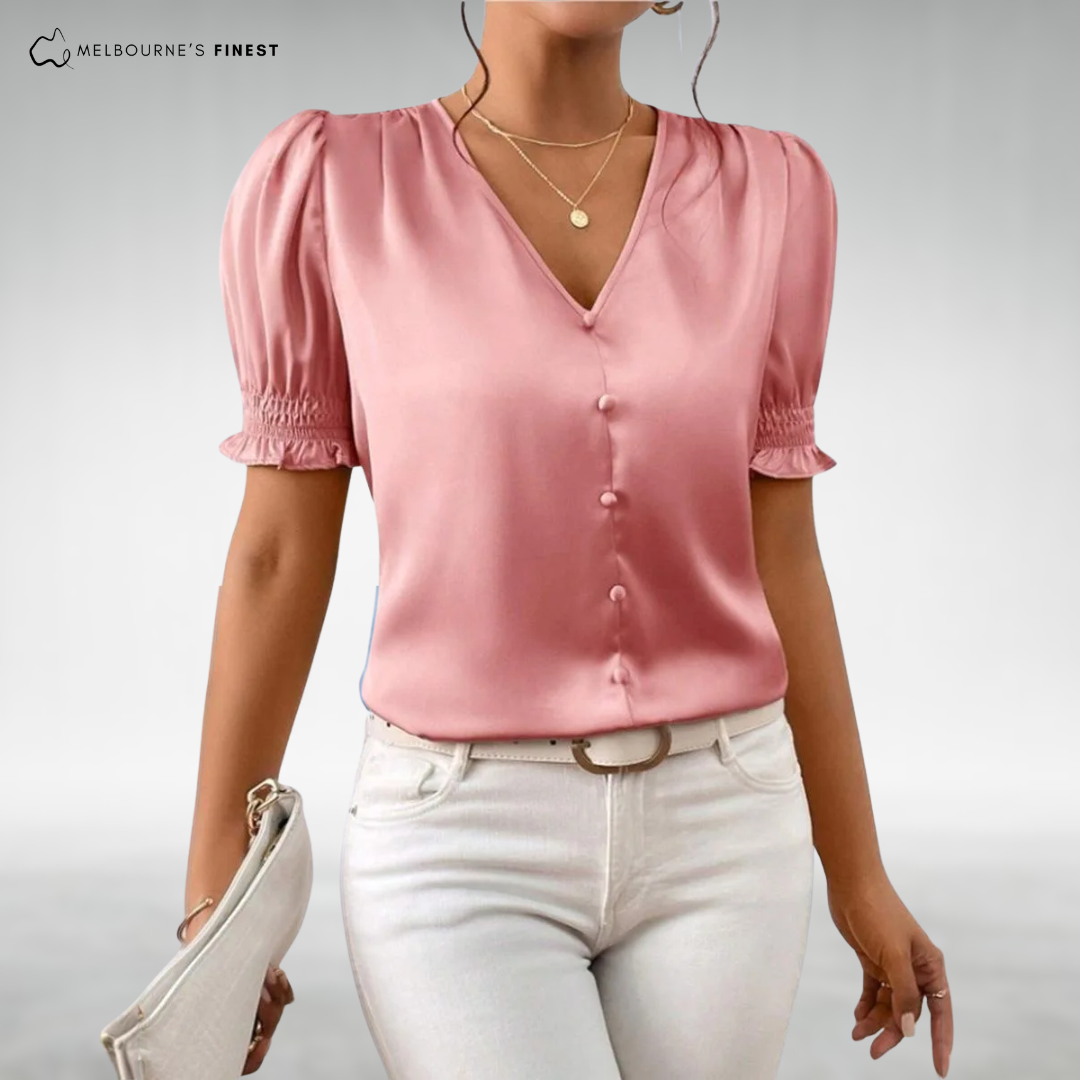 Ilana™ Elegant Satin Blouse