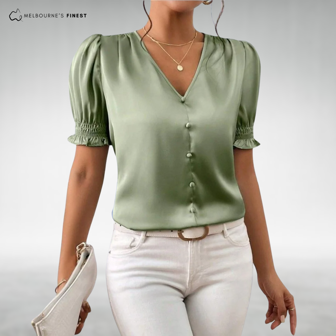 Ilana™ Elegant Satin Blouse