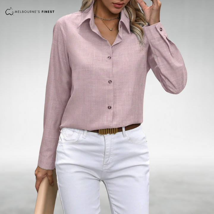 Sienna™ Elegant Button-Up Blouse