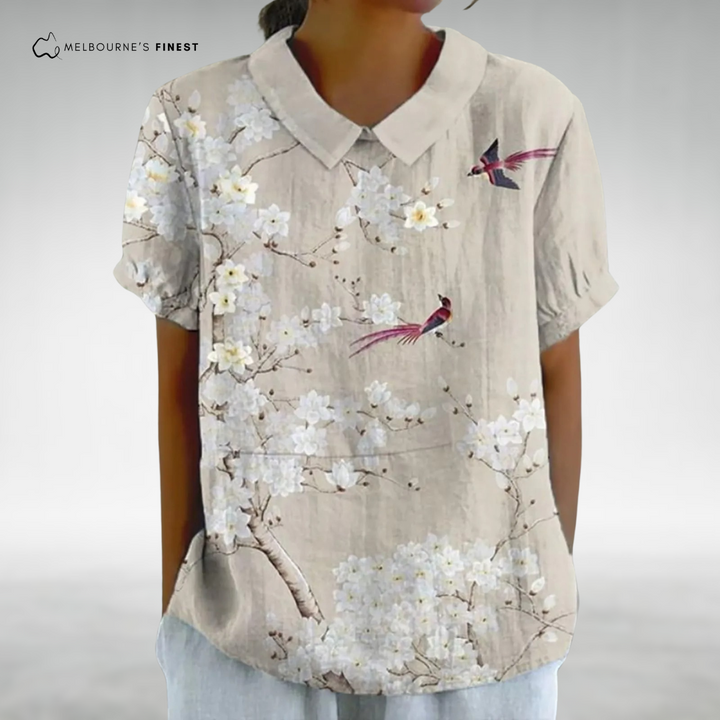Dana™ Vintage Floral Blouse