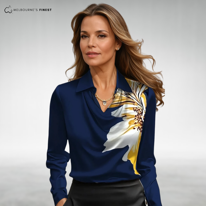 Lily™ Elegant Drape Blouse