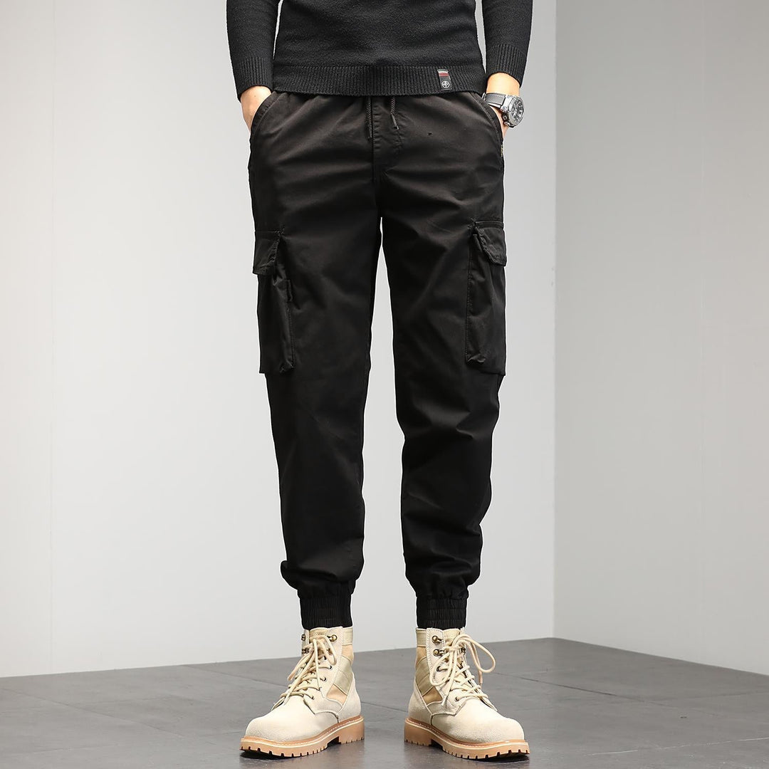 Ethan Men’s Cargo Pants – Lightweight Tech Fabric with Tapered Fit for Tactical Streetwear