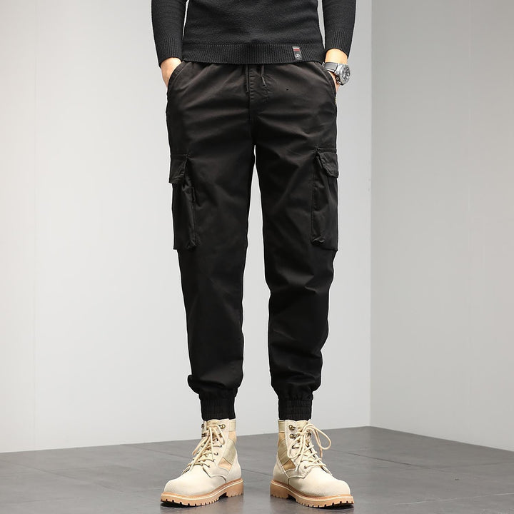 Ethan Men’s Cargo Pants – Lightweight Tech Fabric with Tapered Fit for Tactical Streetwear