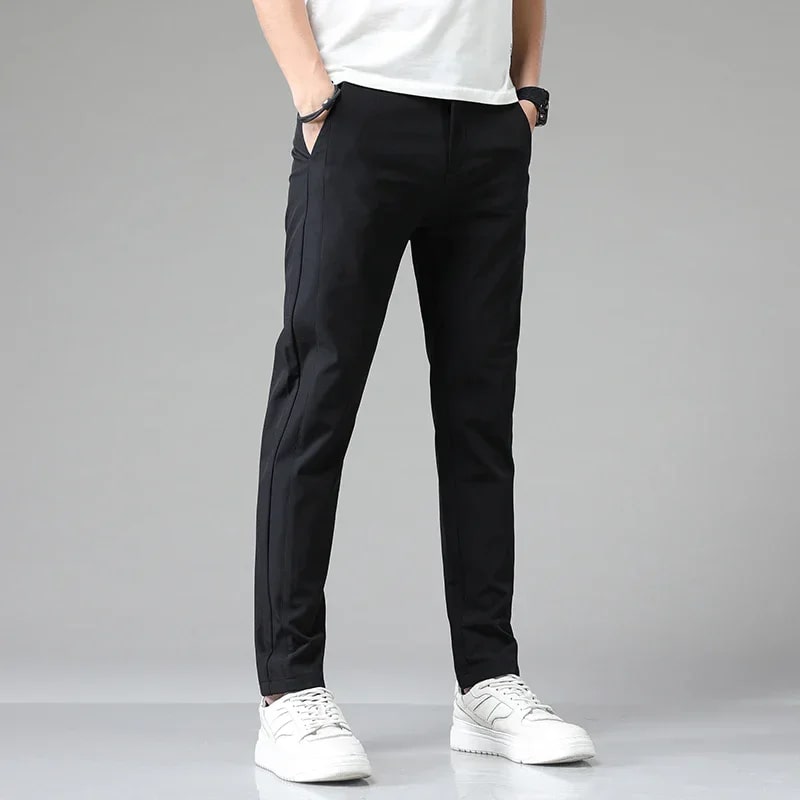Marco Men’s Stretch Tapered Pants – Four-Way Stretch Fabric Pants
