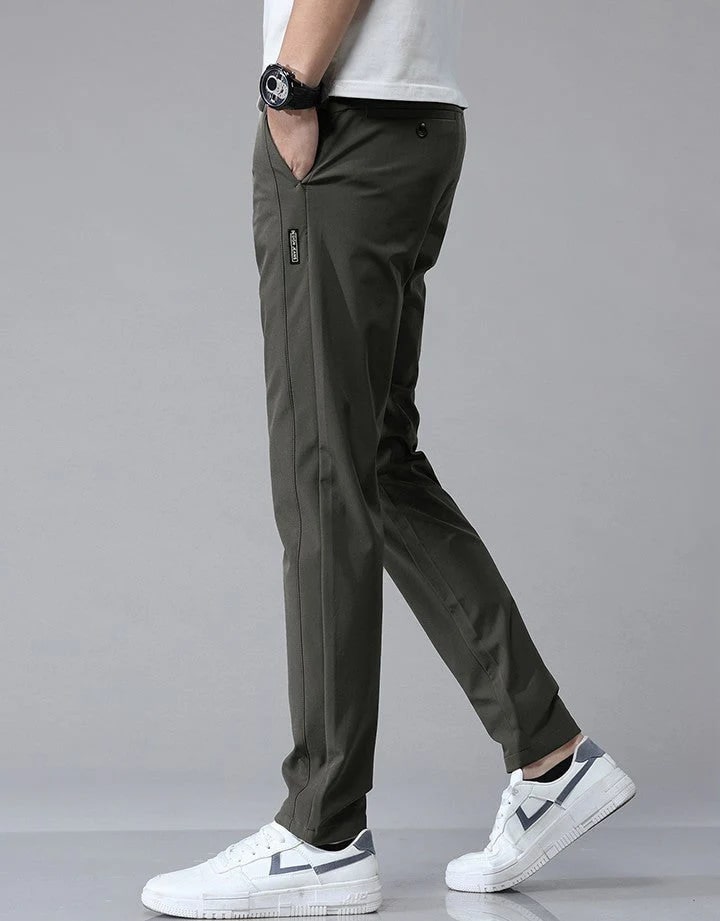 Marco Men’s Stretch Tapered Pants – Four-Way Stretch Fabric Pants
