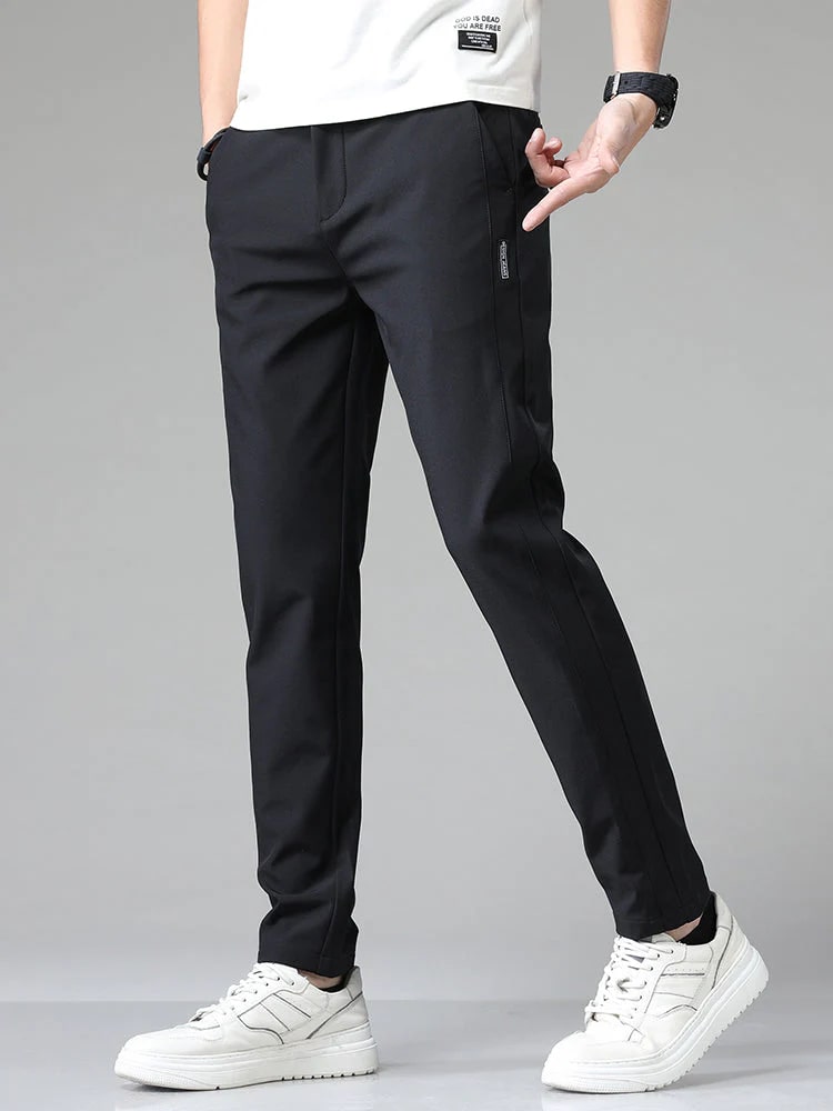 Marco Men’s Stretch Tapered Pants – Four-Way Stretch Fabric Pants