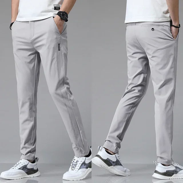 Marco Men’s Stretch Tapered Pants – Four-Way Stretch Fabric Pants