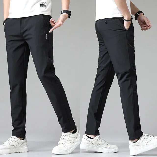 Marco Men’s Stretch Tapered Pants – Four-Way Stretch Fabric Pants
