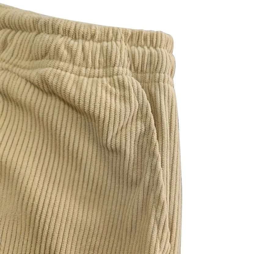 Caleb Men’s Corduroy Sweatpants – Plush Stretch Fabric with Deep Secure Pockets